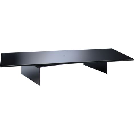 Meliconi Base Ruotabile Elite L per TV Vetro Temperato Max 70Kg Nero (1/5)