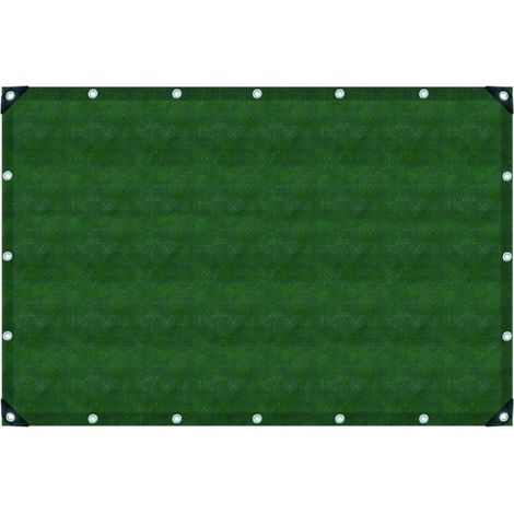 Gewebeplane oliv 3x4m UV-stabilis. Ösen 50 cm (1/2)
