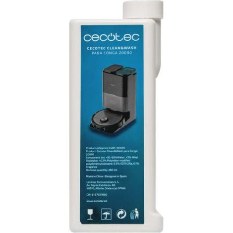 Liquido Detergente per Base Autosvuotante Clean&Wash per Conga 20090 ProAI InfinitySoap Cut&SPA 280ml (1/3)