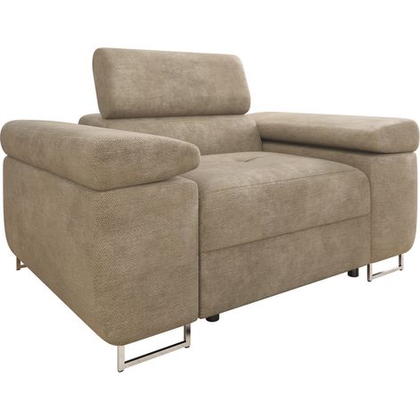 Fauteuil Comfivo Vinetum, Lumo 30, 70x134x102cm, Tissu, Pieds: Plastique, Métal, 0 (1/5)