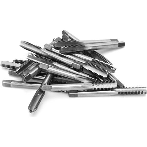 20 tarauds manuels métriques M8 en acier allié (1/5)