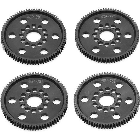 Couronne 48P 75T+76T+77T+78T pour pièces de voiture RC 3Racing 1/10 (1/5)