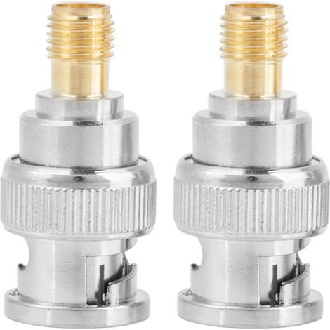 Adaptador Coaxial Bnc Macho A Sma Macho - Para Equipos De Prueba Rf - 2 Unidades (1/5)