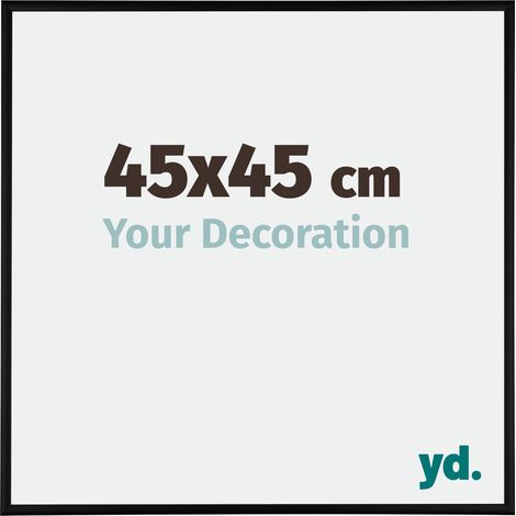 yd. - Cadre photo 45x45 - Noir Mat - Aluminium - Kent (1/5)