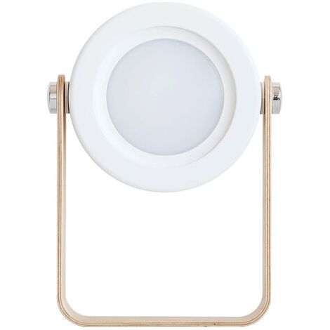 Berührungsempfindliche und verstellbare Nachttischlampe, tragbare Nachttischlampe, sicheres Nachtlicht (weiß) (1/5)