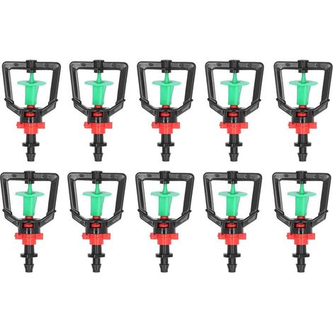 10 Ensembles rotatifs de Type G Micro buse Plantes arrosage arroseur réfraction buse de pulvérisation pour Serre