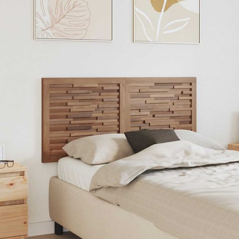 Cabecero de Cama Natural Madera de teca maciza