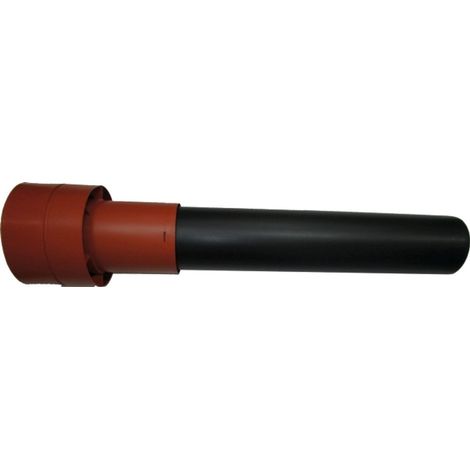 Wolf Passaggio a tetto DN160 isolato, L:1159mm, rosso, per CWL, 2577000