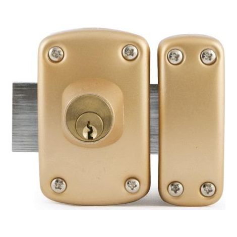 Verrou de porte à 2 entrées varié cylindre de 50 IFAM FRANCE 27500