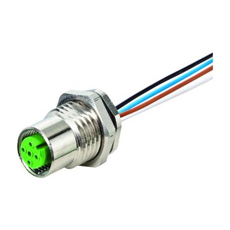 Murrelektronik M12 Flansch Stecker, langlebig, schwarz