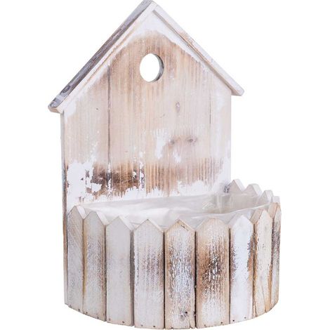 Soporte macetero de Madera redondo 24x16x31/11h cm (1/5)