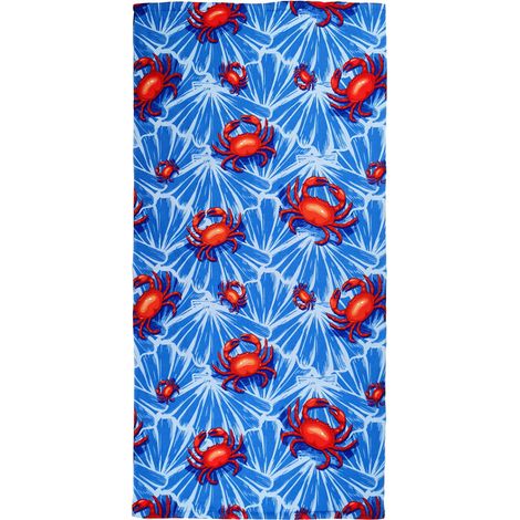 1 Serviette de plage, microfibre, ultra absorbante, motif planches de surf, 75x150 cm, plage piscine voyage (1/5)