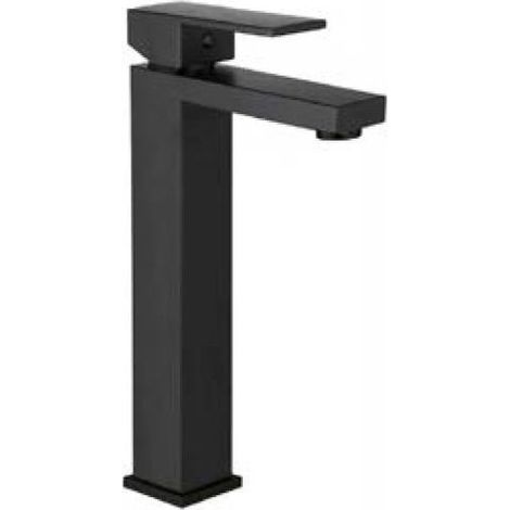 Mitigeur lavabo haut DELOS NERO en laiton noir 30,2x15,7x5,2 cm