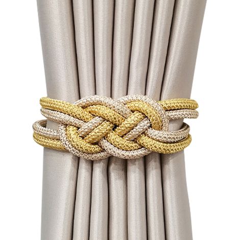 Embrasses magnétiques pour rideaux, nœuds chinois, attaches décoratives pour rideaux de chambre, salon, bureau ou café (1/5)