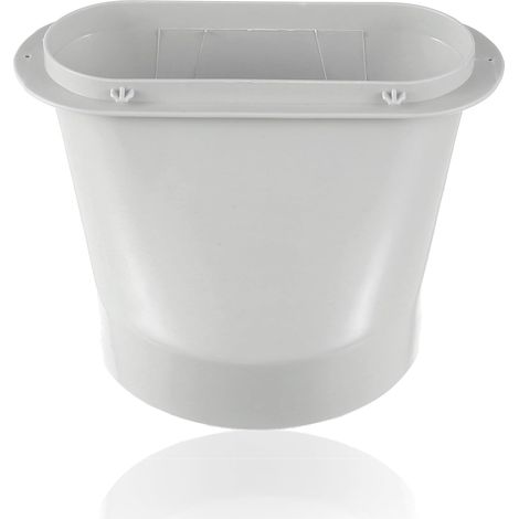 climatisation Connecteur de tuyau d'échappement pour climatiseur,Interface de Bouche Plate plate (15 cm) (1/5)
