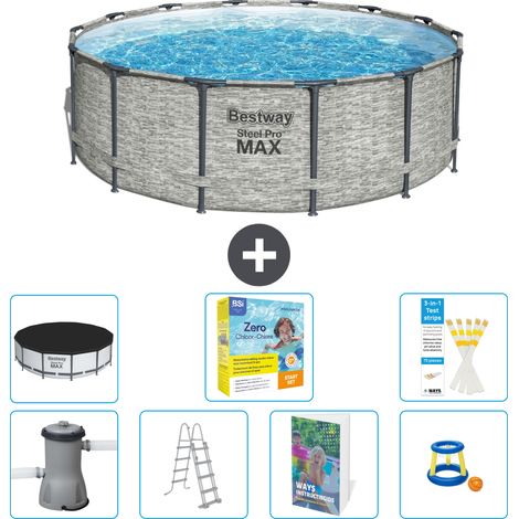 Bestway Bestway Steel Pro MAX Ronde - 427x122 cm - 8-pièces S529 (1/4)