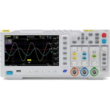 Generador de señal de osciloscopio TFT LCD de 7 pulgadas de doble canal 100 MHz x 2 ancho de banda 1GSa/s LBTN