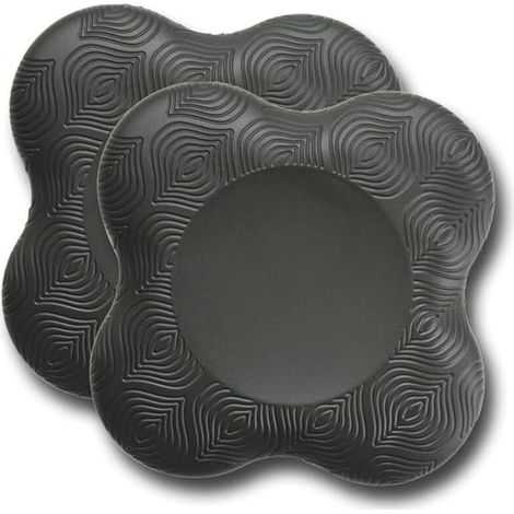 Lot de 2 coussins de yoga pour genoux et coudes – Mousse extra épaisse pour genoux, coudes, poignets, mains et tête – Coussinets de Pilates et d'agenouillement (1/4)