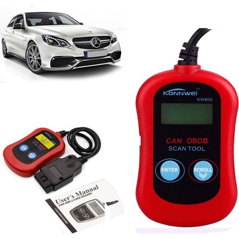 Lecteur De Code De Défaut Voiture Scanner De Diagnostic Moteur Obd2 Kw805