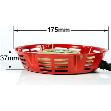 17,5CM démarreur à recul pour générateur, pompe à eau avec moteur 4 temps 5,5 - 6,5 CV (1/3)
