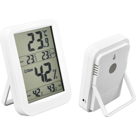 Thermomètre-hygromètre précis avec grand écran LCD, mesure de la température et de l'humidité pour reptiles, terrariums, serres et entrepôts. (1/5)