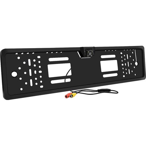 Portatarga con telecamera retromarcia integrata 4 led infrarossi per visione notturna staffa porta targa con camera posteriore parcheggio (1/5)