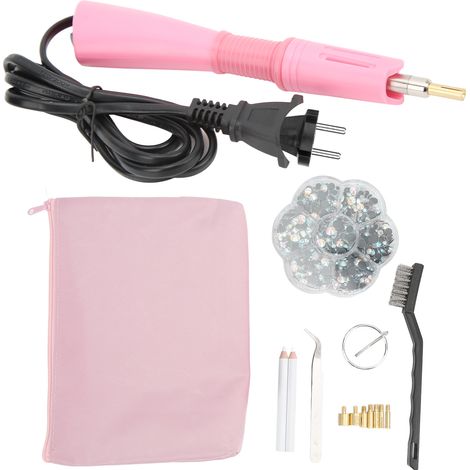 Hotfix Rhinestones Set Portable Storage Box Fast Heating DIY Making Rhinestone Applicator Kit Wide Voltage 110 to 220V EU Plug (1/5)