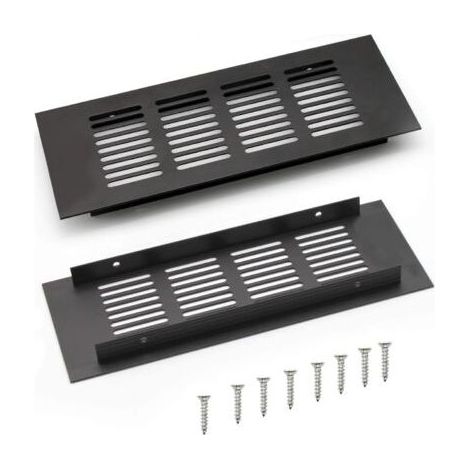 HOXILEELEO - ventilazione Griglia angolare in alluminio 200 mm – Ventilazione per armadi e camere da letto – Resistente alla corrosione – facilità di Installazione (1/5)
