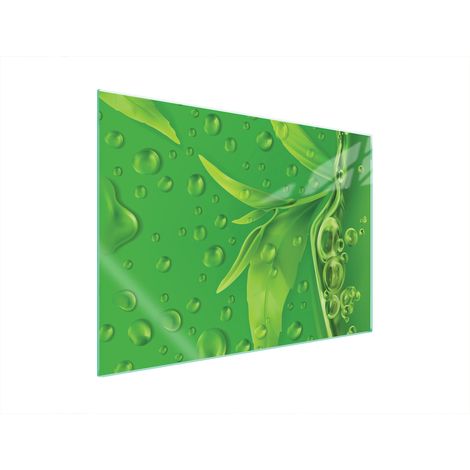 GLASSCHUTZPLATTE FÜR HERD 70x52 BLÄTTER