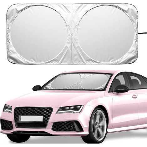Sollbry Pare Soleil Pare Brise Avant intérieur Pare Soleil Pliable Anti UV Pare-soleils intérieur Pliable,pour Voiture Anti UV (150 70) (1/5)