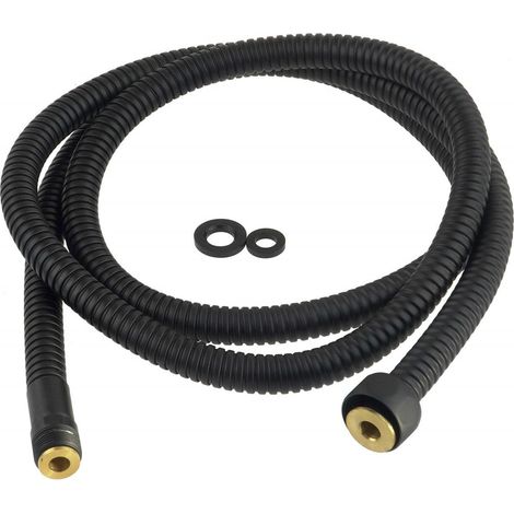 Deante Flessibile doccia nero 1500 mm acciaio inossidabile