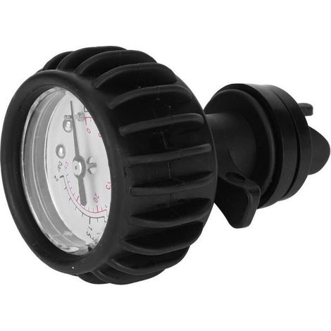 Digitales Manometer für Schlauchboote und Kajaks – 0 bis 2 bar (0–30 PSI), mit integrierter Handpumpe, aus robustem Gummi (1/5)