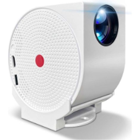 Mini-USB-Typ-C-4K-400-ANSI-Projektor mit WLAN und Bluetooth, BT5.2-4K-Videoprojektor mit 270°-Drehung und US-Stecker (1/5)