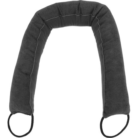 Staubdichter und geräuschdämmender Türzugluftstopper, waschbar, dunkelgrau, für den Heimgebrauch. (1/5)
