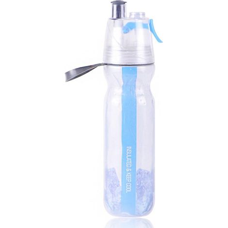 Bouteille d'eau spray portable pour sports nautiques, hydratation et brumisation. Idéale pour vélo, camping, randonnée. (1/5)