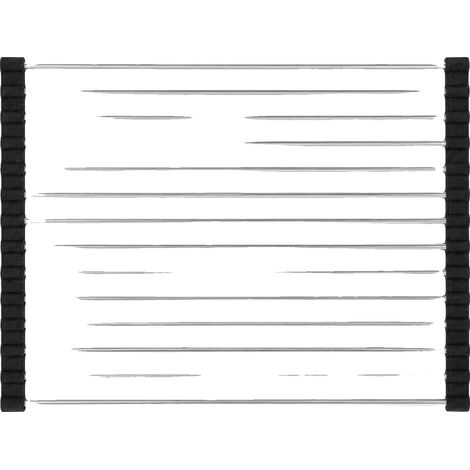 Scolapiatti, acciaio inox, design pieghevole, M (1/2)