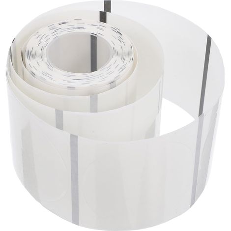 Rouleau de mini papier thermique transparent rouge en PVC avec (1/5)