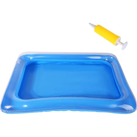 Bassin de bain gonflable pour les pieds de piscine,Bain de Pieds Gonflable, Bassin pédiluve pour Piscine, Bain de Pieds Portable, Bassin de trempage pour échelle d'entrée de Piscine (1/5)