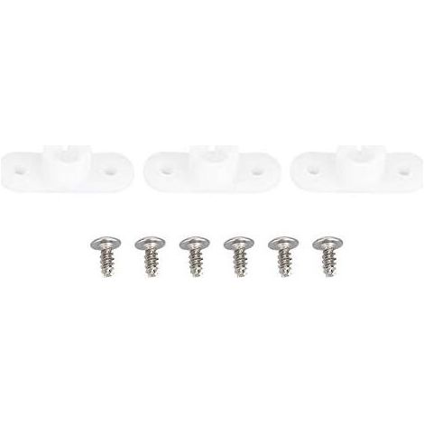 3pcs Headlight Clip, ABS Headlight Clamps Headlight Trim Clip for Discovery 1 2 (White)