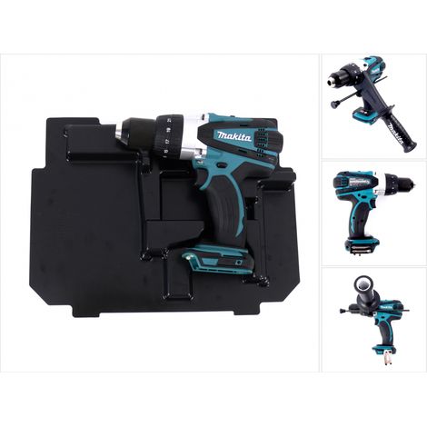 Makita – Perceuse visseuse à percussion sans fil 18V 91Nm – Moteur Brushless – Couple 91Nm pour perçage béton et métal – Coffret Makpac inclus - DHP 458 ZE (1/5)