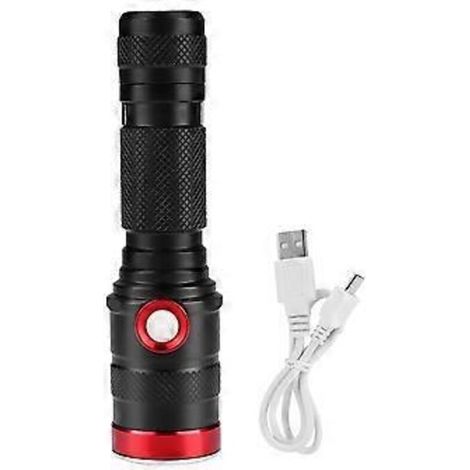 USB-Ladefunktion, helle LED-Taschenlampe, tragbare Outdoor-Taschenlampe für Camping und Notfälle