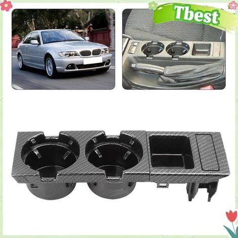 Tbest Porte-gobelet de Console centrale Support de rangement pour pièces de monnaie, gobelet de moto porte Charbon de bois (1/5)