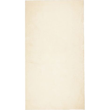 Tapis HUARTE à poils courts doux et lavable crème 80x150 (1/5)