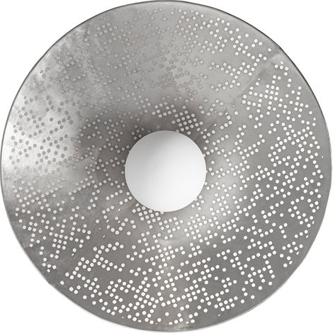 Applique murale contemporaine en acier argent - argenté (1/4)