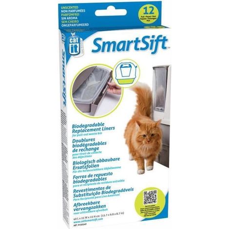 SMARTSIFT sac biodegradable 40L + 12 sacs