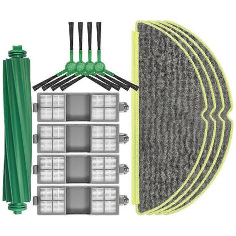BARKBUSTERS Pièces détachées pour aspirateur robot iRobot Roomba 205 : brosses latérales principales, lingettes de nettoyage, filtres et accessoires. (1/5)