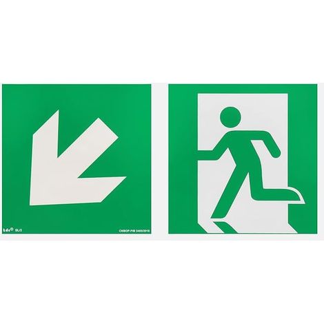 Emergency Exit Sign 15 x 30 cm (1/5)