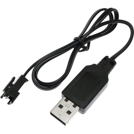 USB-Ladekabel – 1 Stück – SM-Stecker – 4,8 V, 250 mA – Für RC-Cars – 50 cm (1/5)