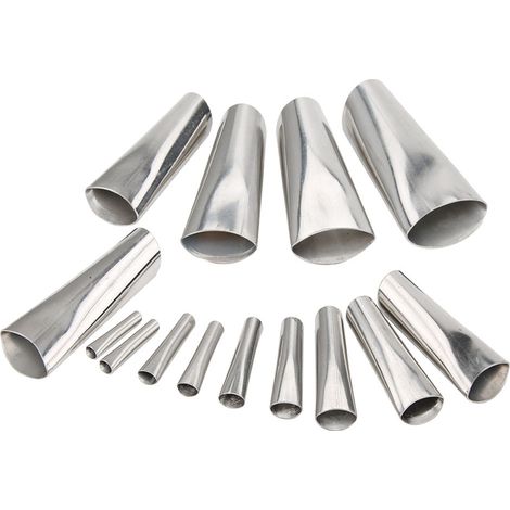 Ensemble de 15 embouts de calfeutrage en acier inoxydable, outil applicateur réutilisable et résistant à la corrosion (1/5)