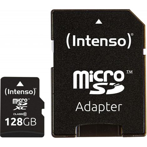 microSDXC Card 128GB, Class 10 + SD-Adapter (1/3)
